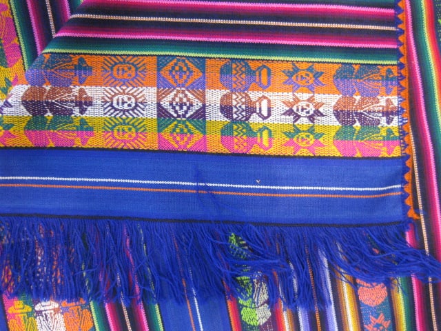 Latin American Woven Table Cloth and Table Runner - 6