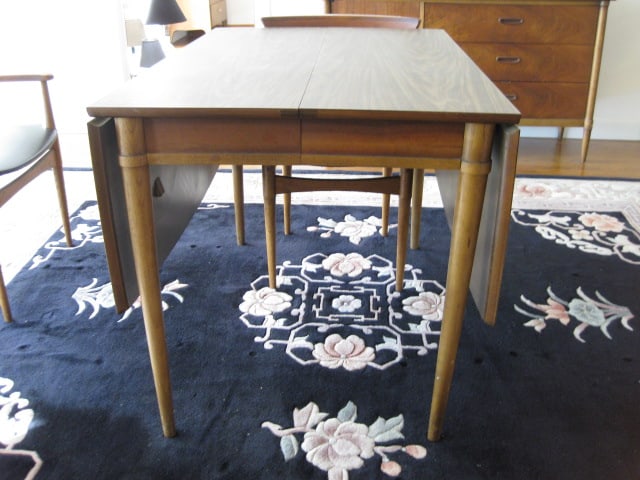 Lane Midcentury Drop Side Dining Table, Leaves and Chairs - 10