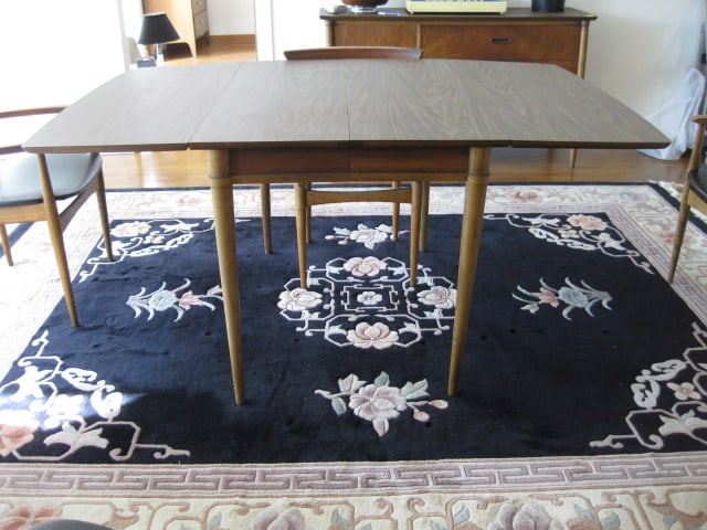 Lane Midcentury Drop Side Dining Table, Leaves and Chairs - 4