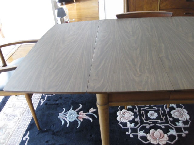 Lane Midcentury Drop Side Dining Table, Leaves and Chairs - 5