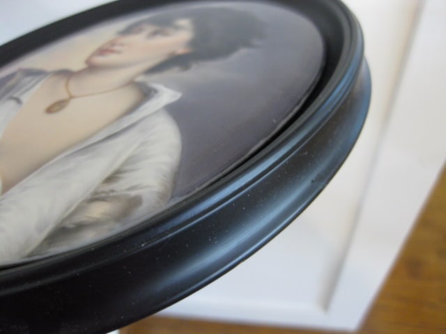 Vintage Handpainted Chech Porcelain Portrait - 5
