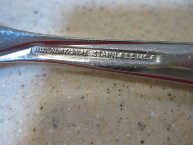 Two Patterns of International Stainless Midcentury Flatware - 4