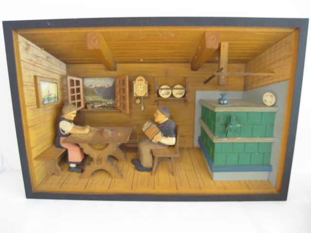 Two W. German Goebel Hummel Figurines, Carved Wood Folk Art Figures and - 10