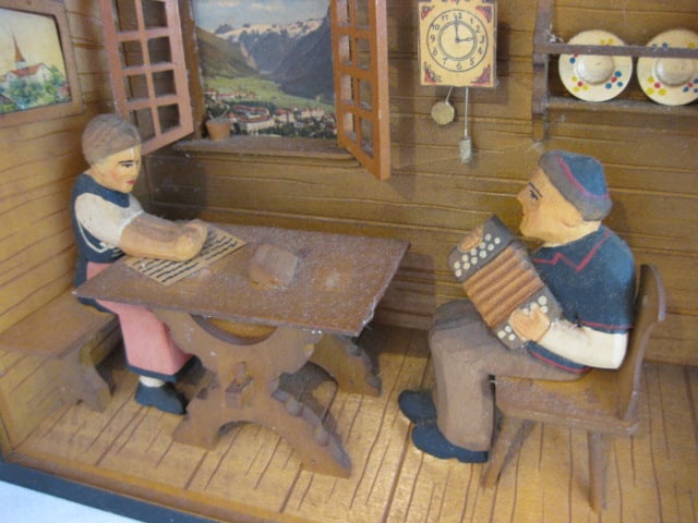 Two W. German Goebel Hummel Figurines, Carved Wood Folk Art Figures and - 11