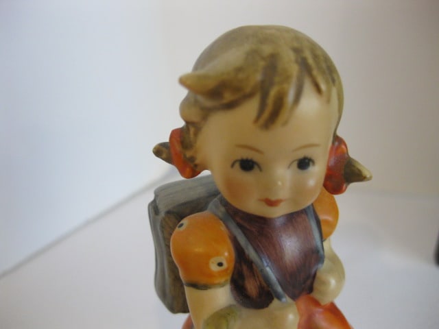 Two W. German Goebel Hummel Figurines, Carved Wood Folk Art Figures and - 4