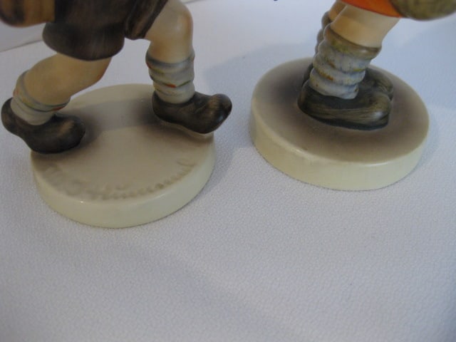 Two W. German Goebel Hummel Figurines, Carved Wood Folk Art Figures and - 7