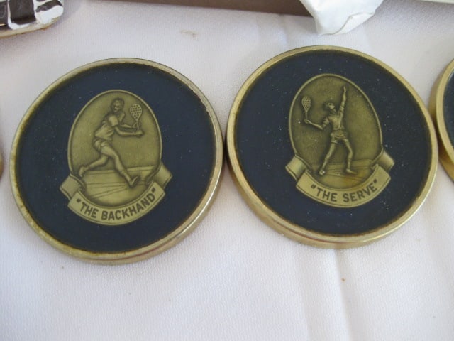 Grouping of Stained Glass Napkin Holder and Artful Coaster Sets - 7