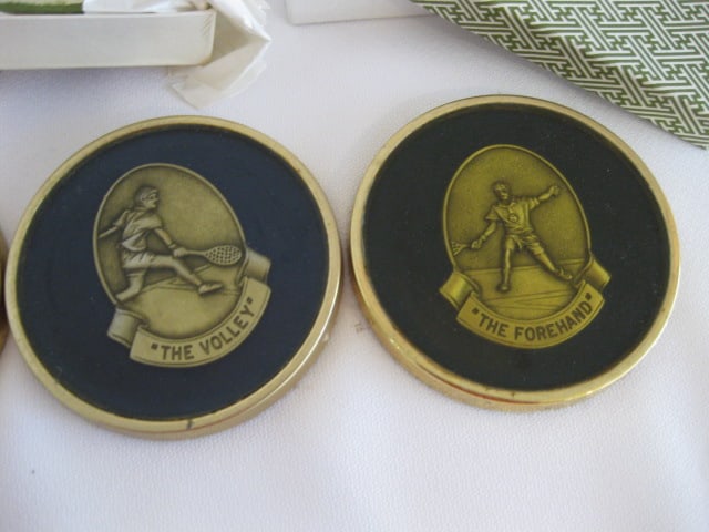 Grouping of Stained Glass Napkin Holder and Artful Coaster Sets - 8