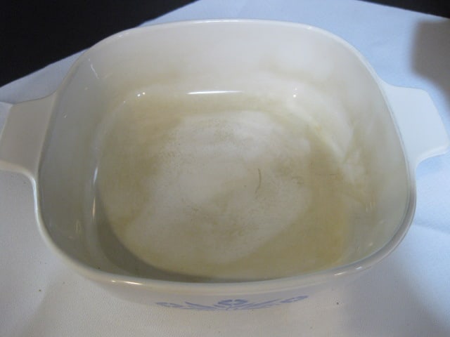 Corning Ware Blue Cornflower Casserole Dish and White Skillet - 3