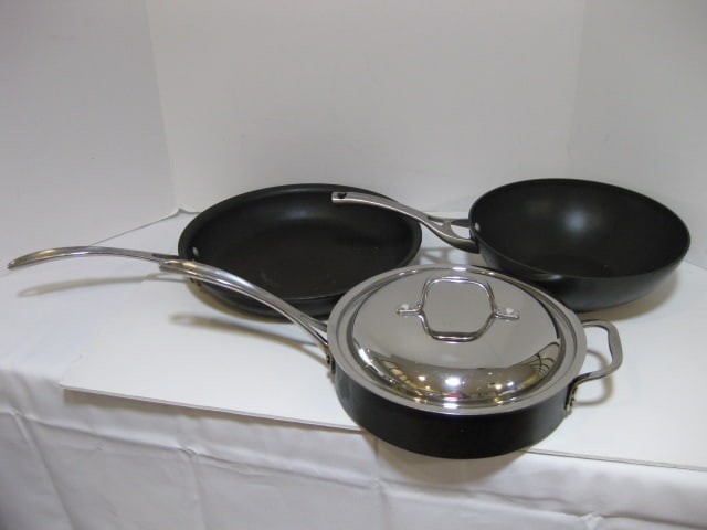 Three Calphalon Non Stick Skillets: .