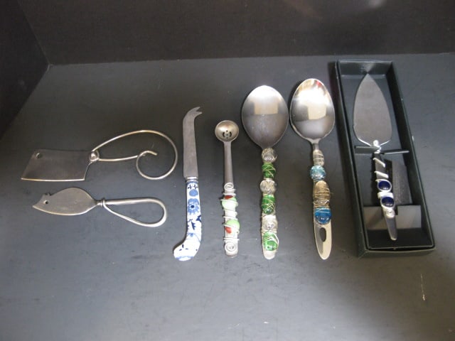 Wild Eye Designs Embellished Hostess Serving Pieces: .