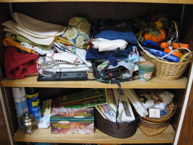 Contents of Built-In Pantry Cabinets-Glass Ware, Plastic Ware, Small Appliances, - 4