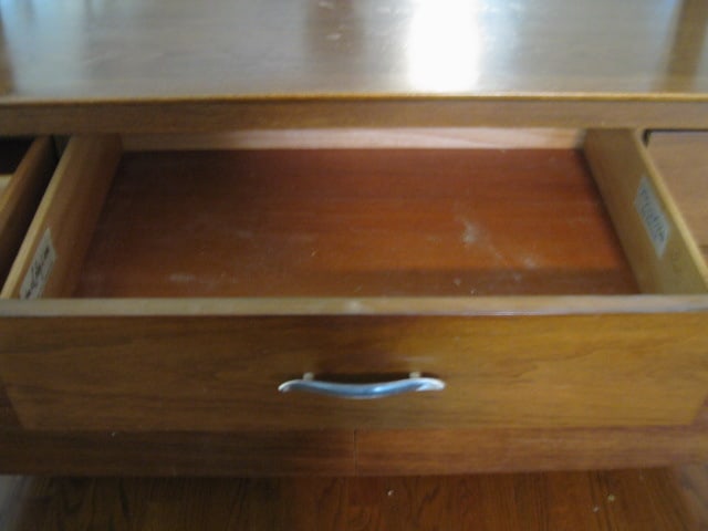 Midcentury Profile by Drexel Dresser and Wall Mirror - 12