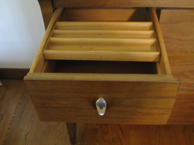 Midcentury Profile by Drexel Dresser and Wall Mirror - 14