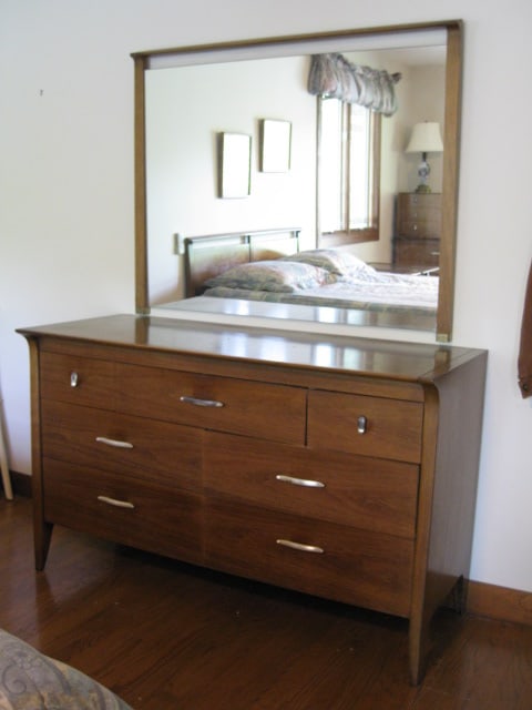 Midcentury Profile by Drexel Dresser and Wall Mirror (1 of 20)