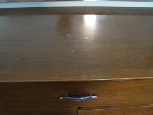 Midcentury Profile by Drexel Dresser and Wall Mirror - 5