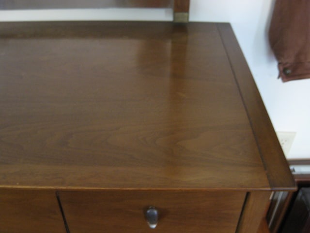 Midcentury Profile by Drexel Dresser and Wall Mirror - 6