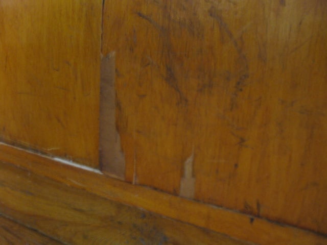 Wood 2 Door Cabinet - 11