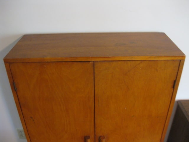 Wood 2 Door Cabinet - 2
