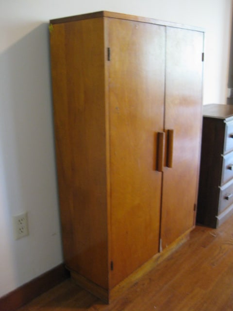 Wood 2 Door Cabinet - 3