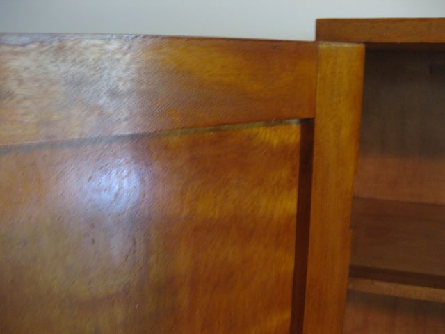 Wood 2 Door Cabinet - 8