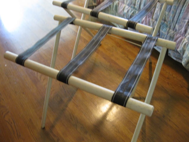 Pair of Painted Luggage Racks - 2