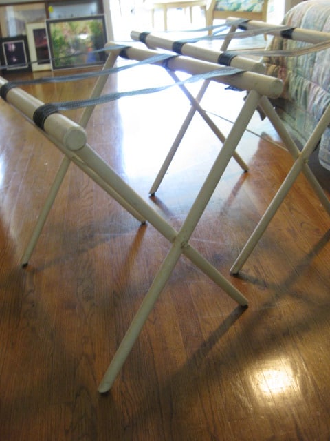 Pair of Painted Luggage Racks - 3