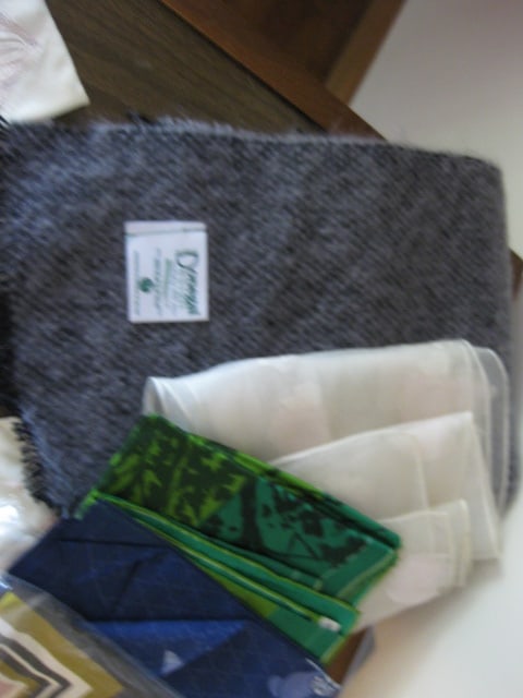 Grouping of Old Ladies Embroidered Handkerchiefs and Scarves - 12