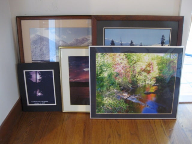 Five Framed Landscape Photo Print Artwork (1 of 10)