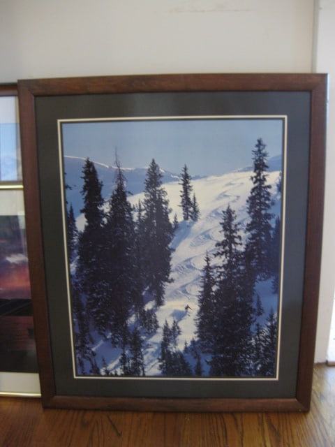 Five Framed Landscape Photo Print Artwork - 3