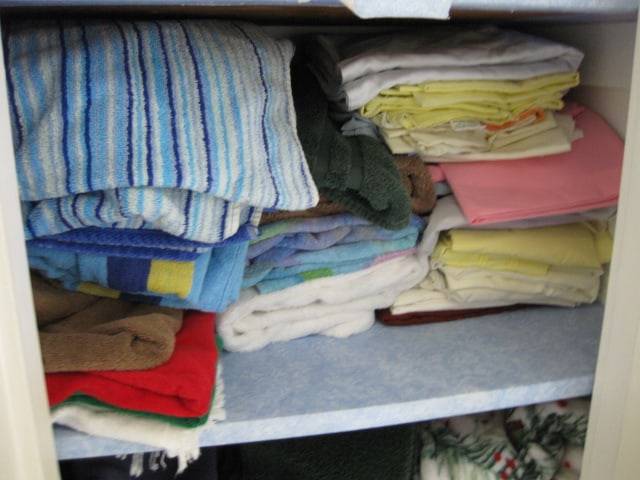 Linen Closet Contents-Towels, Queen Size Sheet Sets, Blankets, etc. - 5