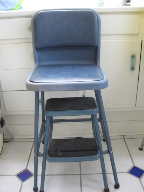 Cosco Blue Kitchen Chair Step Stool (1 of 3)