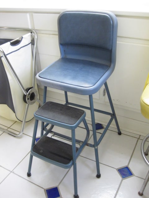 Cosco Blue Kitchen Chair Step Stool - 2