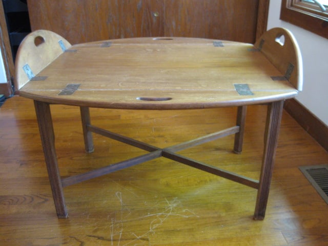 Wood Butler Table - 5