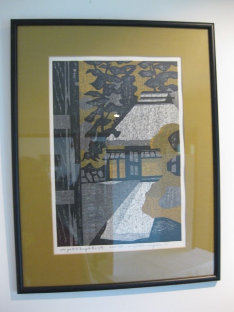Pencil Signed and Titled "The Gate to Temple" Screen Print (1 of 10)
