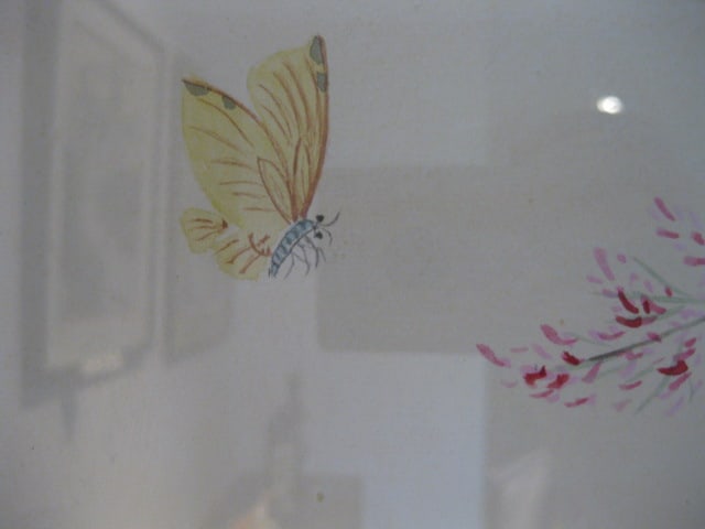 Framed and Mounted Original Cricket and Butterfly Artwork - 4