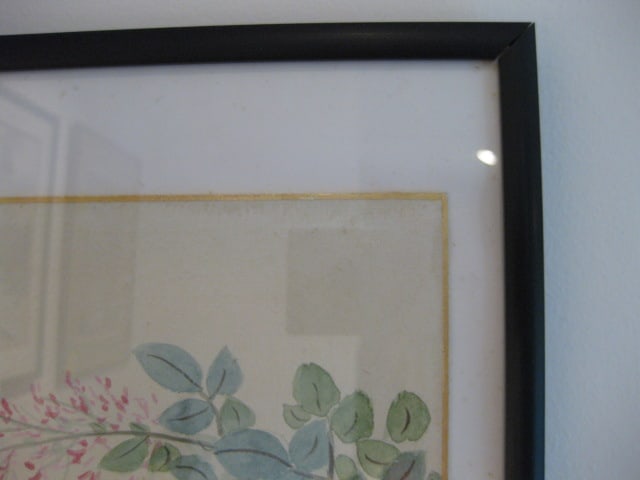 Framed and Mounted Original Cricket and Butterfly Artwork - 6