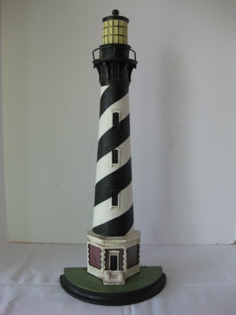 Handpainted Cast Metal Lighthouse Door Stop (1 of 6)