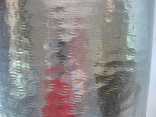 Hammered Aluminum Planter - 5