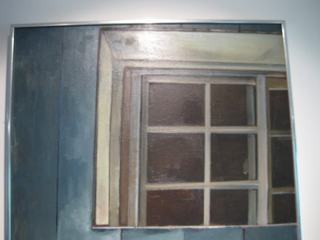 Artist Signed Original Window Architectural Canvas Artwork - 2