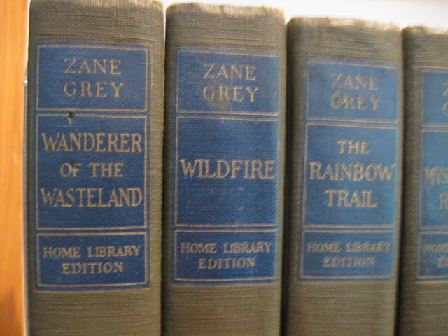 1941 Zane Grey 12 Volume Novel Set - 2