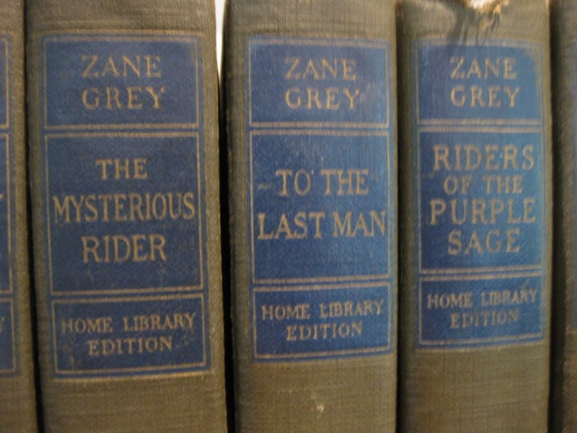 1941 Zane Grey 12 Volume Novel Set - 3