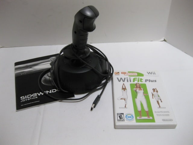 Sidewinder Joystick and Wii Fit Plus Game (1 of 6)