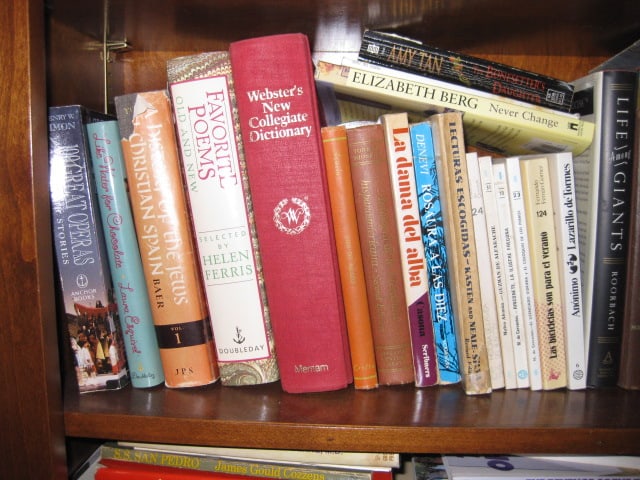 Contents of Built-In Bookcase-Classic Novels, Travel and Art Coffee Table Books, - 13