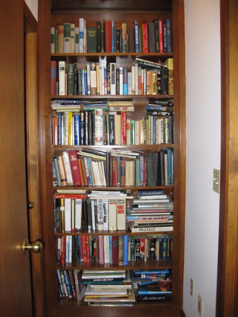 Contents of Built-In Bookcase-Classic Novels, Travel and Art Coffee Table Books, (1 of 20)