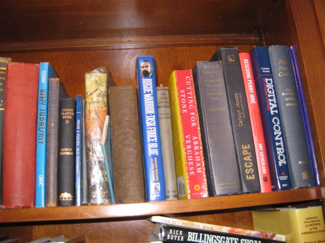 Contents of Built-In Bookcase-Classic Novels, Travel and Art Coffee Table Books, - 6