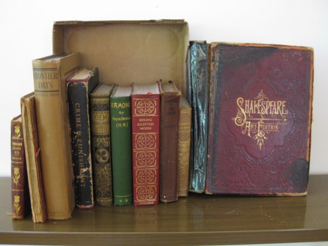 Antique Late 1800's-Early 1900's Books: See all pictures for titles and condition