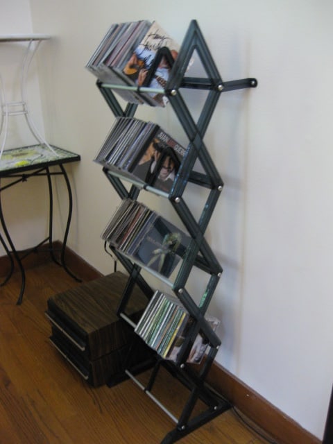 5 Tier CD/DVD Rack and Two 2 Drawer Cassette Tape Cases - 2