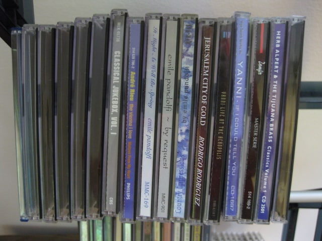 5 Tier CD/DVD Rack and Two 2 Drawer Cassette Tape Cases - 4