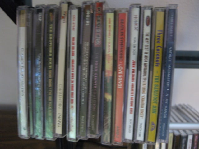 5 Tier CD/DVD Rack and Two 2 Drawer Cassette Tape Cases - 5